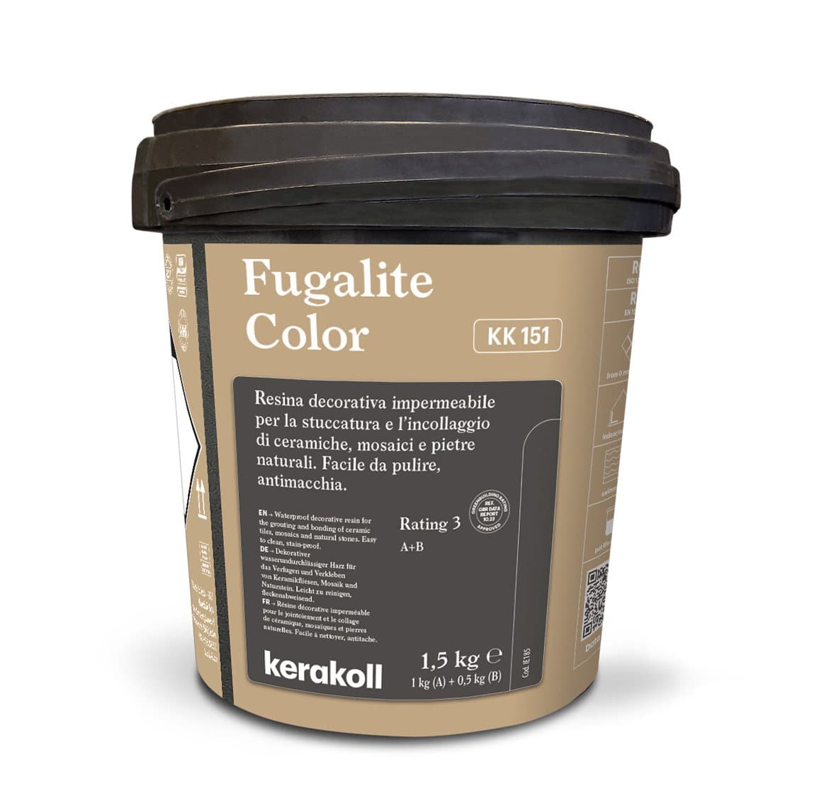 Фуга эпоксидная KeraKoll Fugalite КК151 Бежевый 1,5 кг