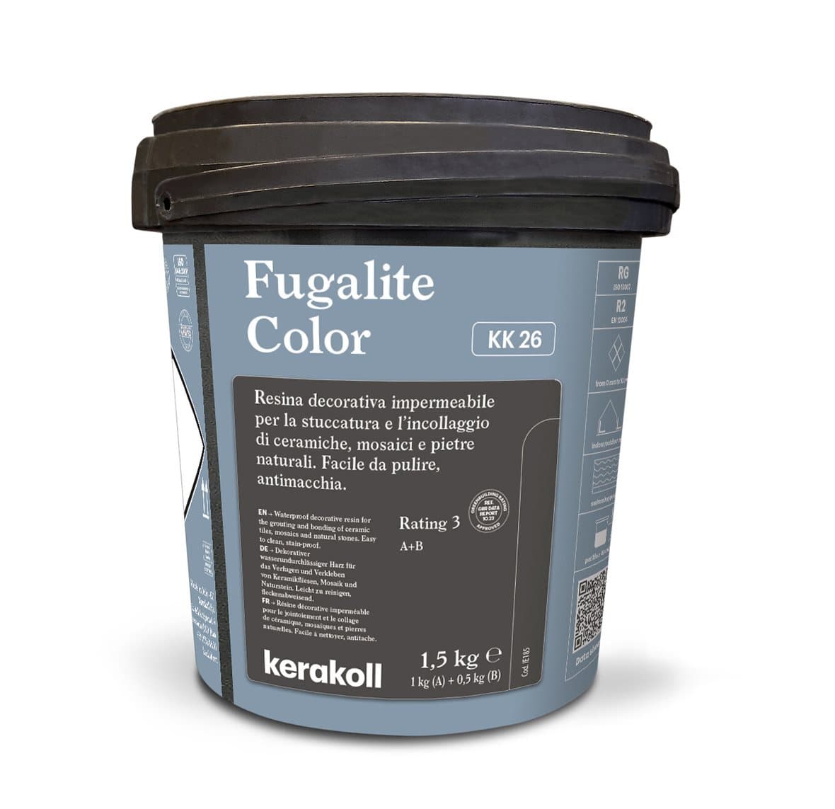 Фуга эпоксидная KeraKoll Fugalite КК26 Небесный 1,5 кг