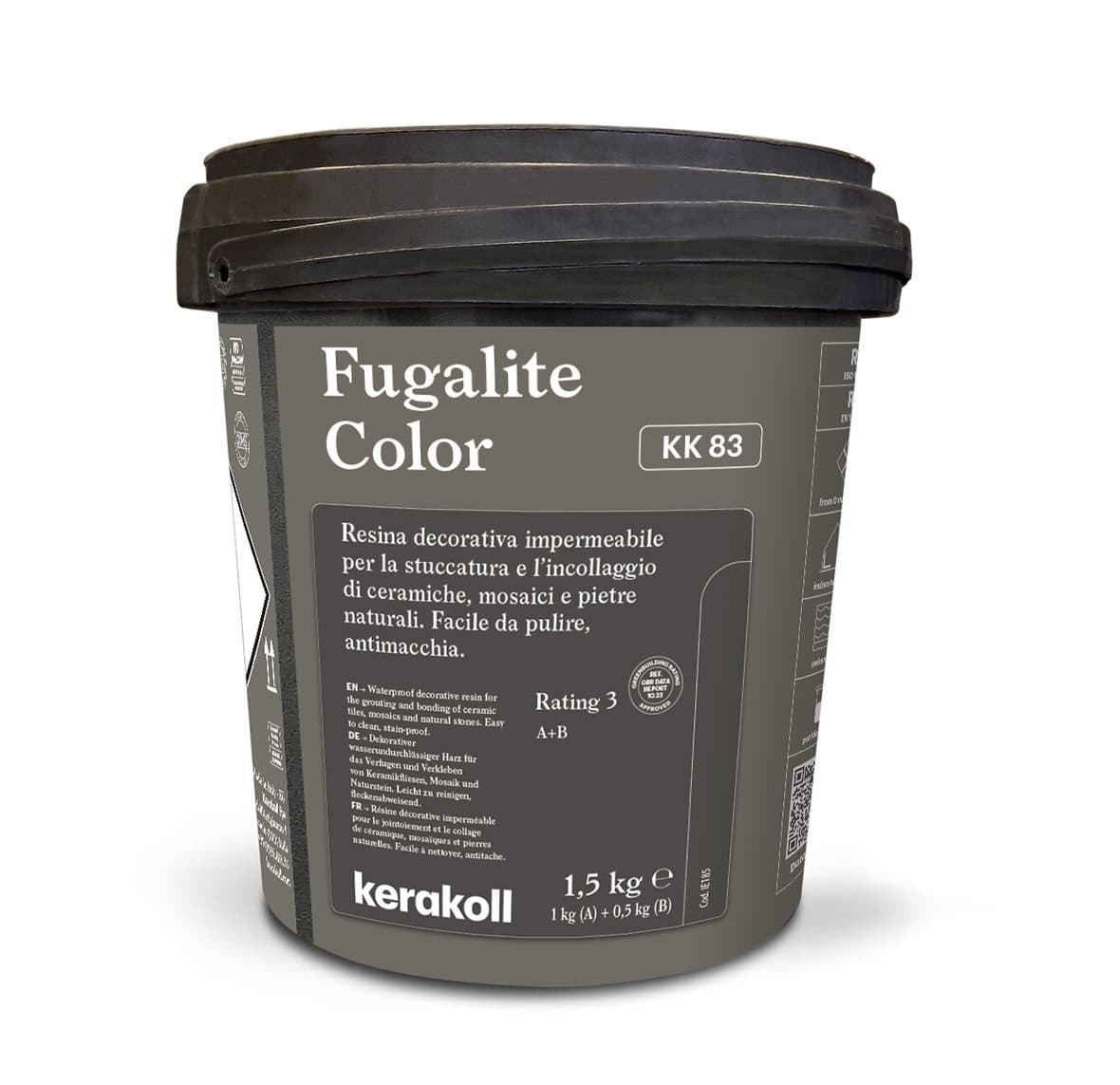 Фуга эпоксидная KeraKoll Fugalite КК83 Болотный 1,5 кг