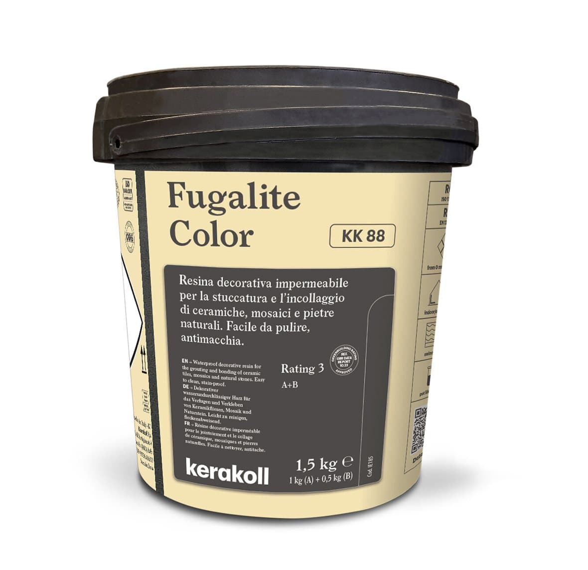 Фуга эпоксидная KeraKoll Fugalite КК88 Кремово-желтый 1,5 кг