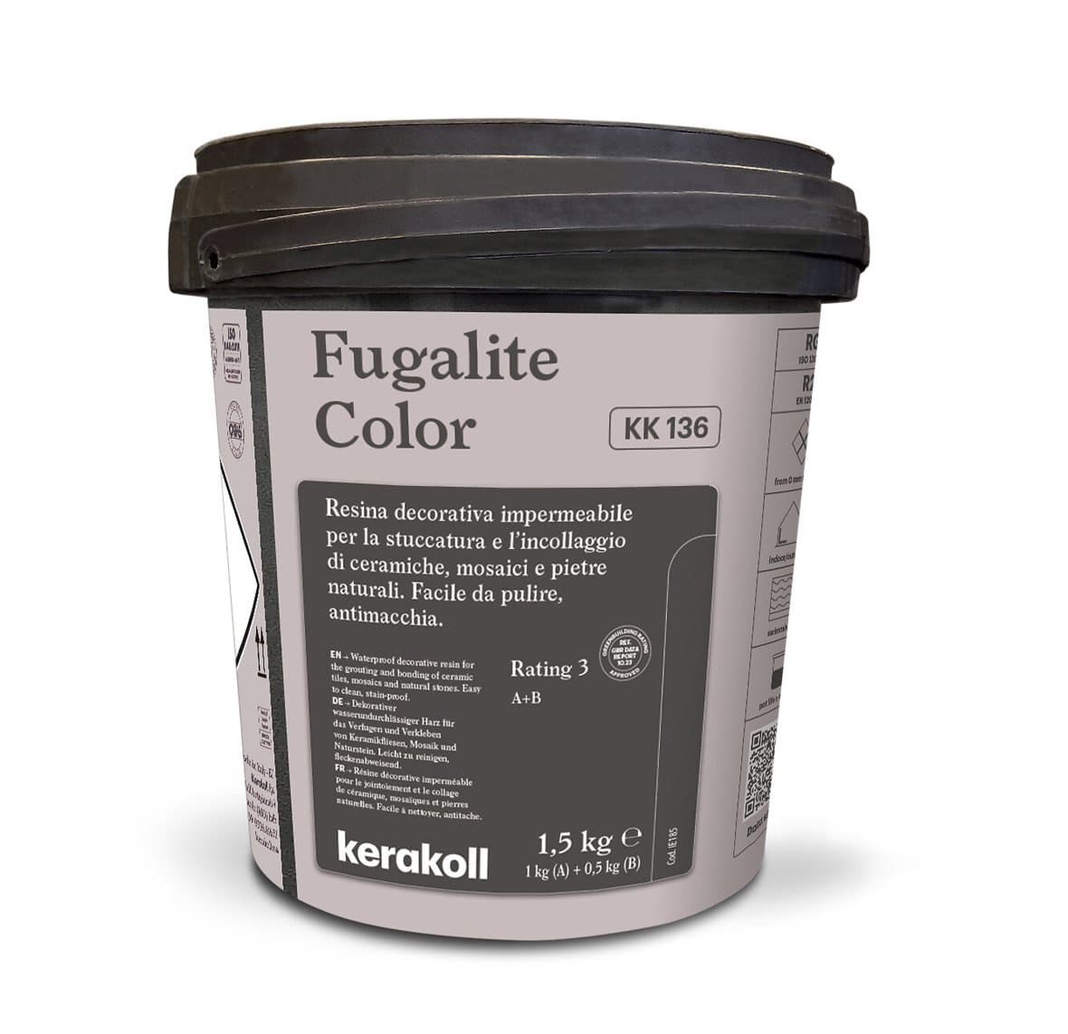 Фуга эпоксидная KeraKoll Fugalite Color KK136 Лавандовый 1,5 кг