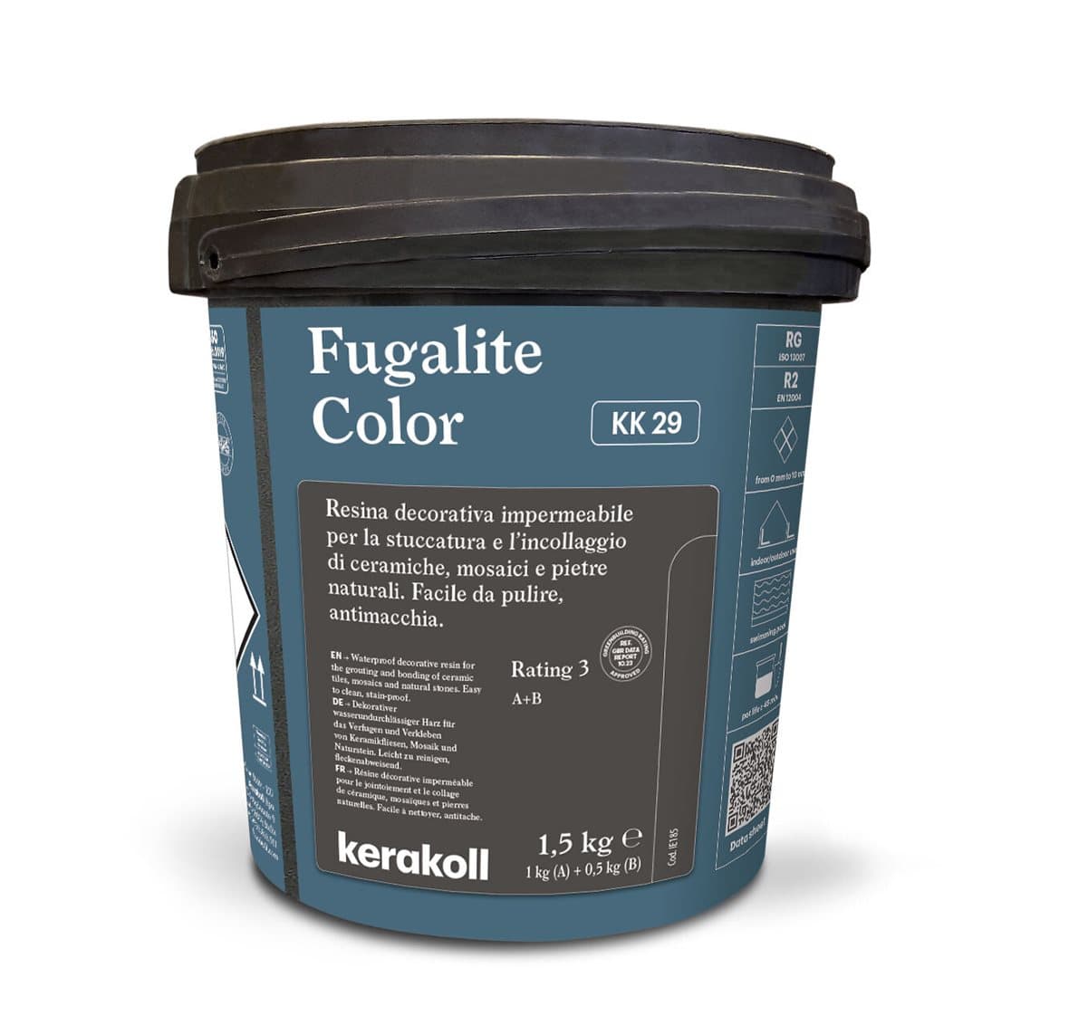 Фуга эпоксидная KeraKoll Fugalite Color KK29 Небесно-синий 1,5 кг