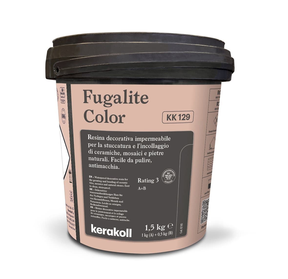 Фуга эпоксидная KeraKoll Fugalite KK129 Пудровый 1,5 кг