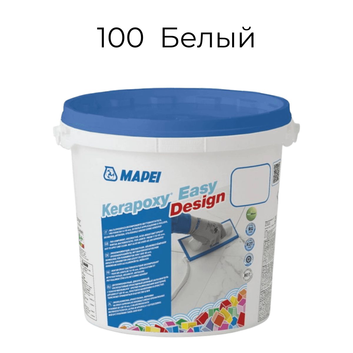 Эпоксидная фуга Mapei Kerapoxy Easy Design 100 Белый 3кг