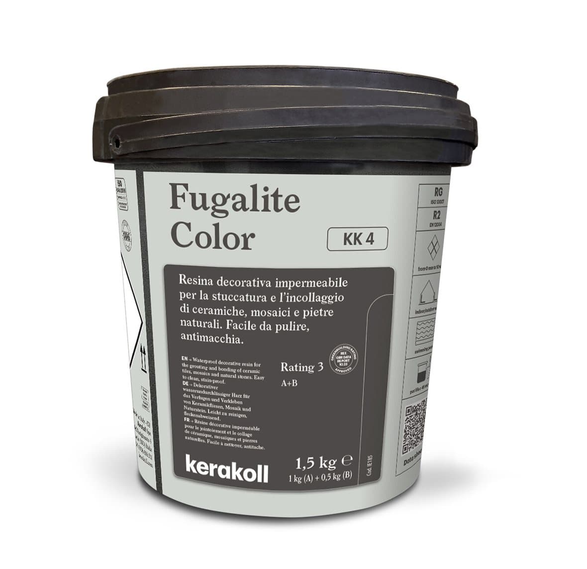 Фуга эпоксидная KeraKoll Fugalite КК4 Дымчато-белый 1,5 кг