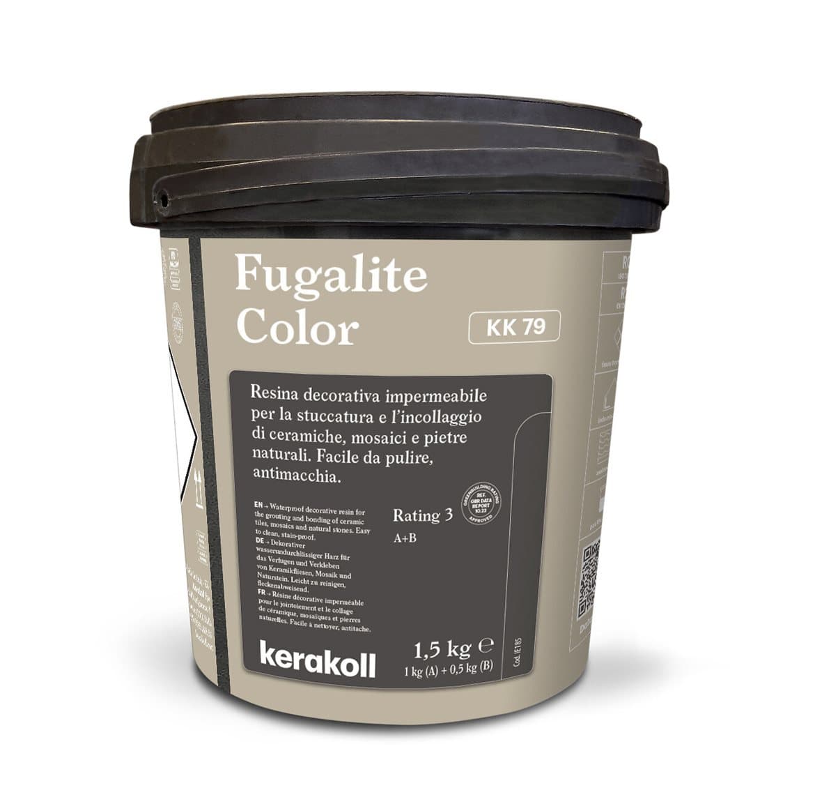 Фуга эпоксидная KeraKoll Fugalite КК79 Серый шелк 1,5 кг